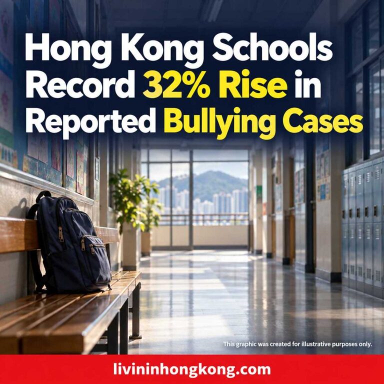 Illustrative graphic: Hong Kong Schools Record 32% Rise in Reported Bullying Cases