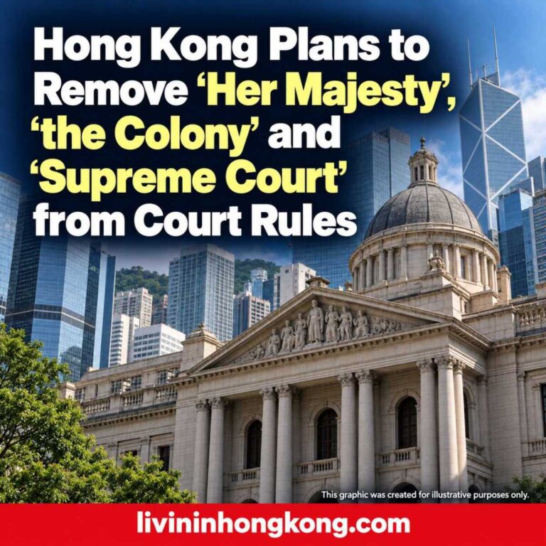 Illustrative graphic: Hong Kong Plans to Remove ‘Her Majesty’, ‘the Colony’ and ‘Supreme Court’ from Court Rules