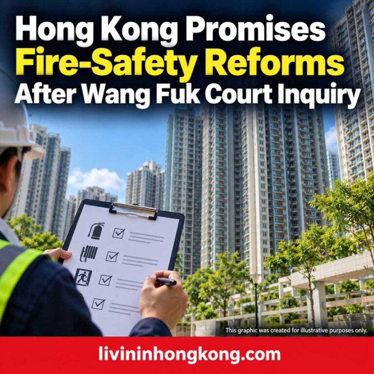 Illustrative graphic: Hong Kong Promises Fire-Safety Reforms After Wang Fuk Court Inquiry